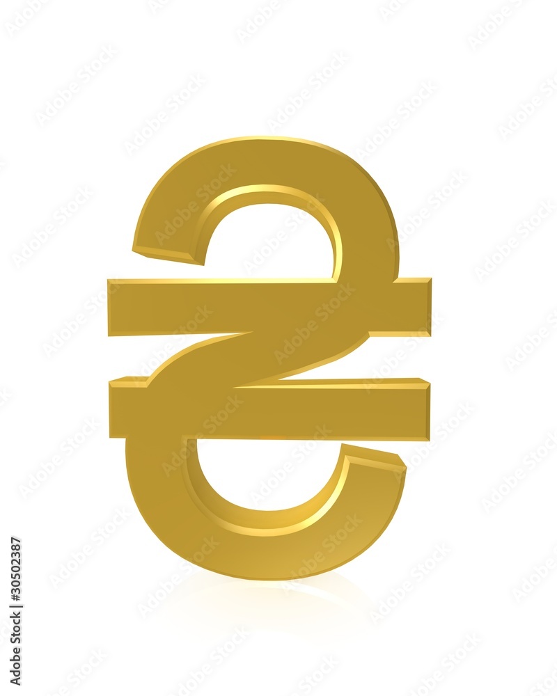 Obraz premium Hryvnia
