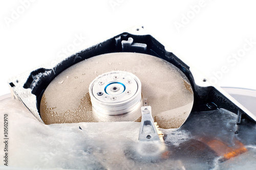 Frozen hard drive