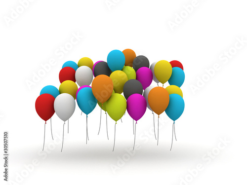 Colorful Party Balloons