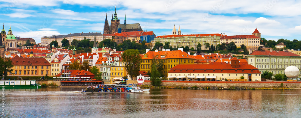 Naklejka premium Panorama of Prague, Czech Republic