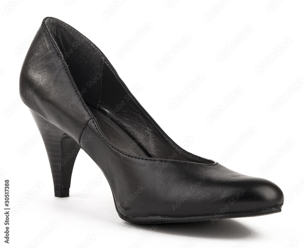 Black high heel shoe Black high heel shoe