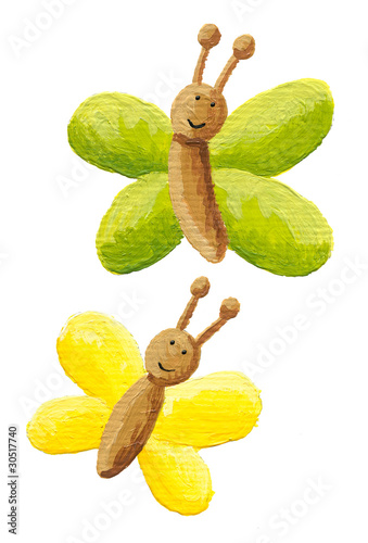 Green and Yellow butterfly