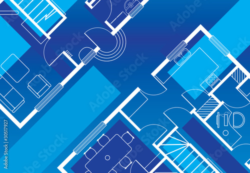 architectural drawing blueprint