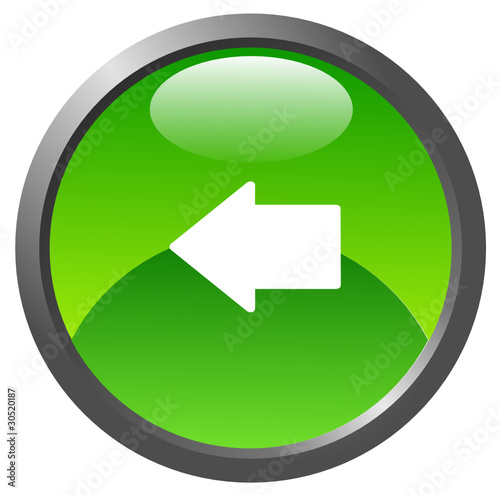 Arrow glossy icon