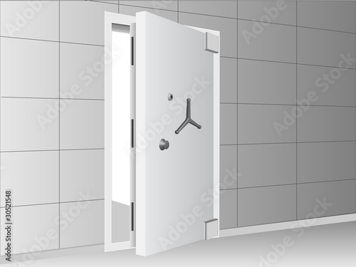 Bank door