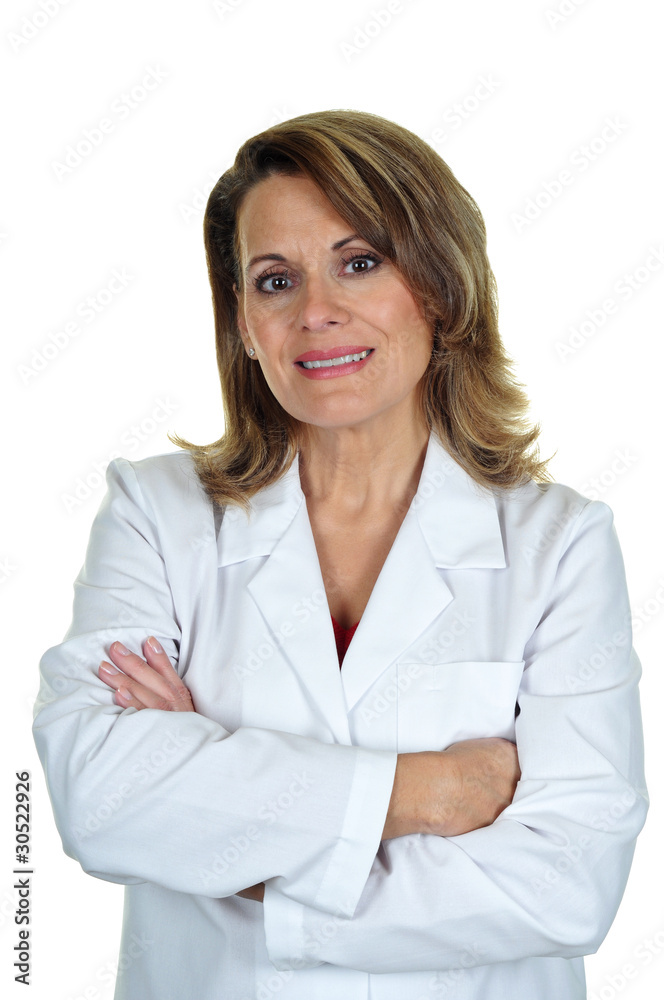 Attractive Woman Wearing a Labcoat Attractive Woman Wearing a Labcoat