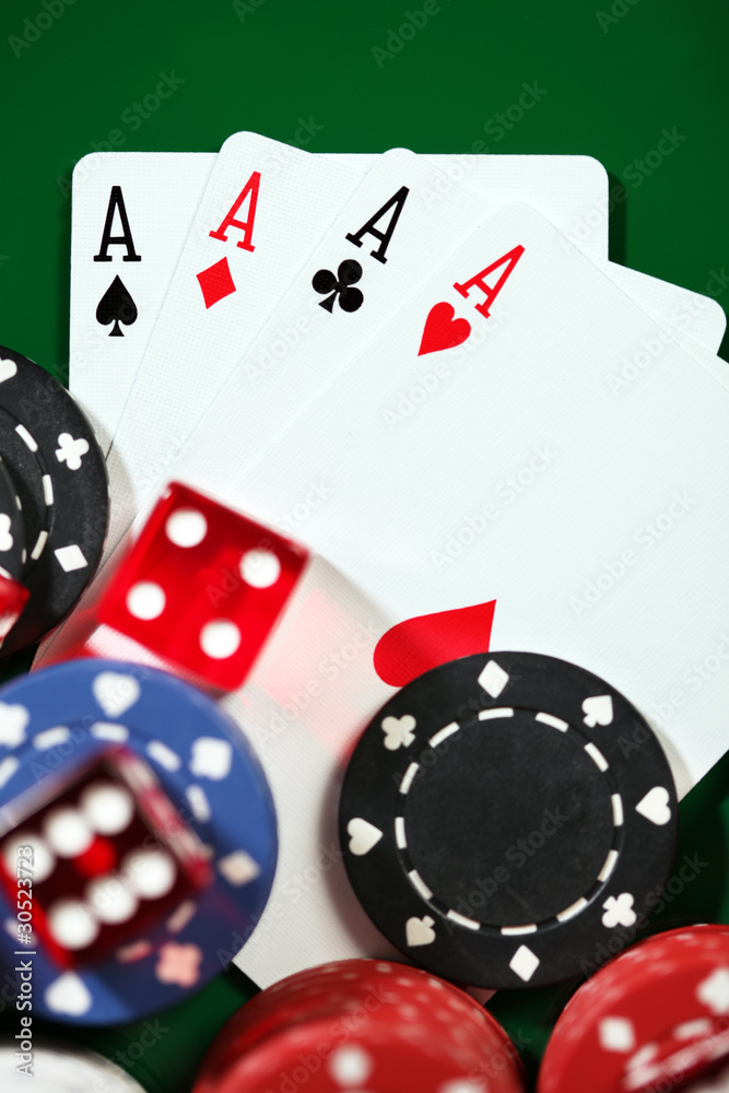 Obraz premium Four aces