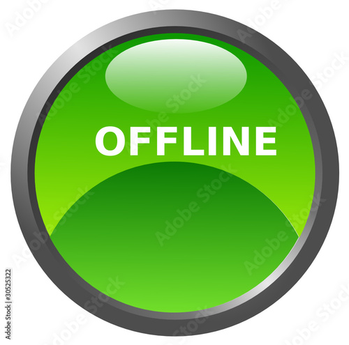 Offline glossy icon