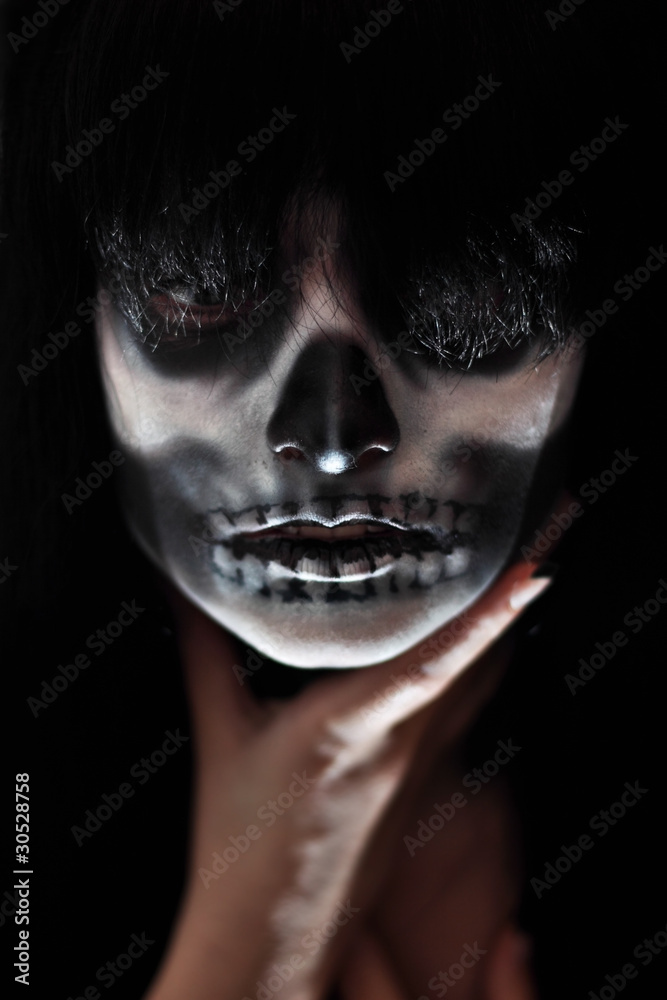 Gothic portrait of dead woman Gothic portrait of dead woman