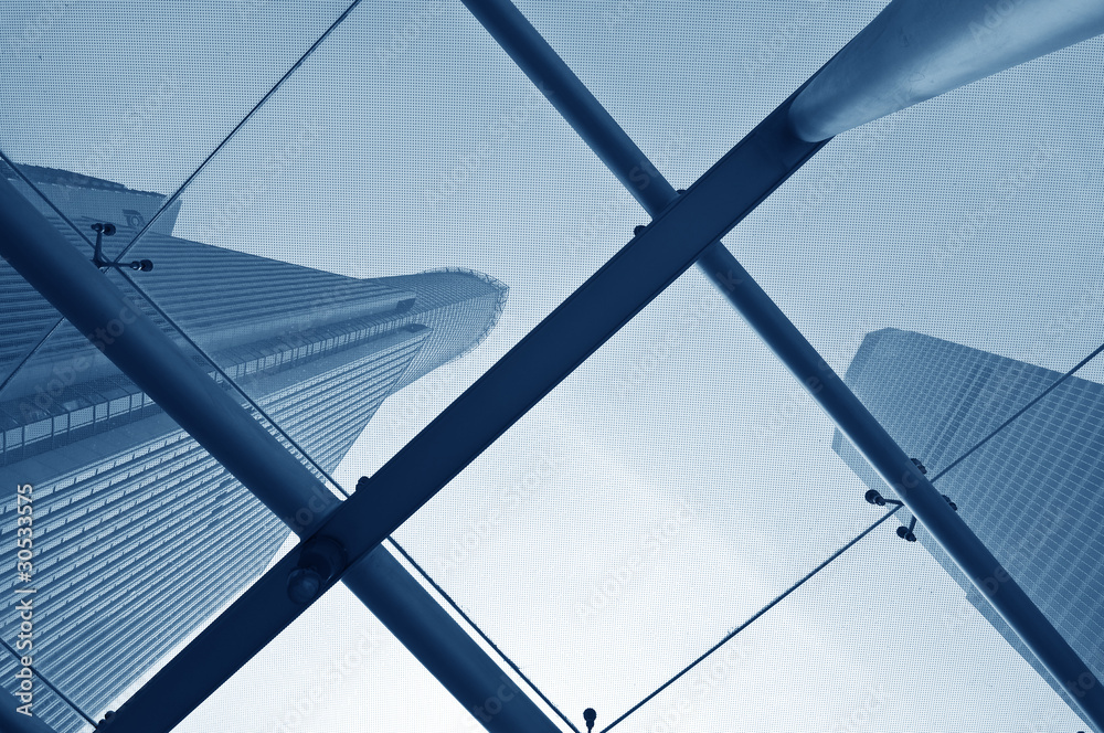 Obraz premium Nowoczesna architektura w Szanghaju - Chiny