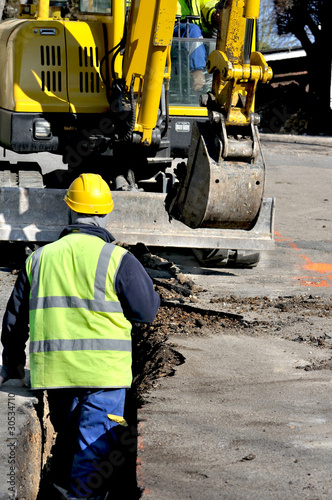chantier de voirie