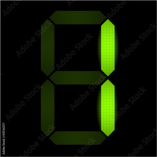Digital number one
