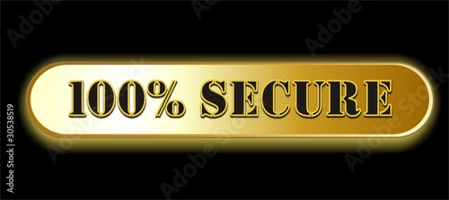 bouton 100% secure