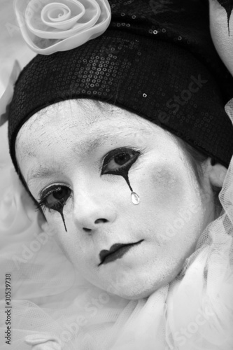 Cuadro en lienzo Pierrot