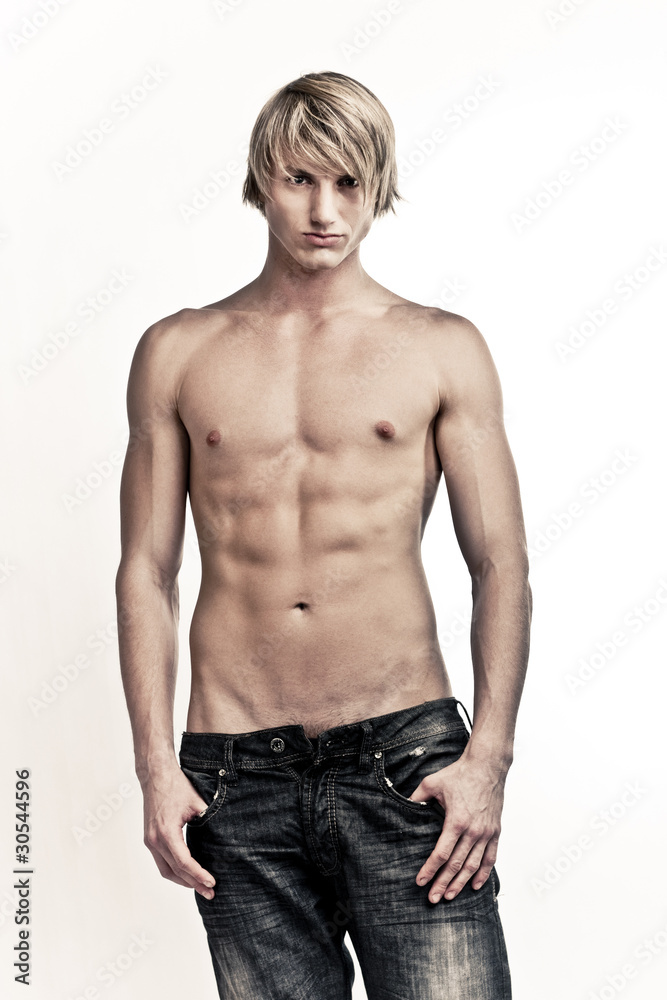 Fototapeta premium sexy male model