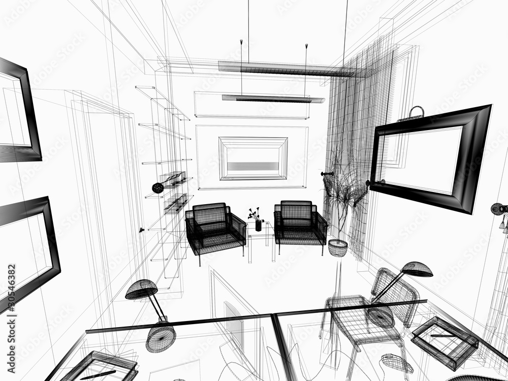 modern interior of office modern interior of office