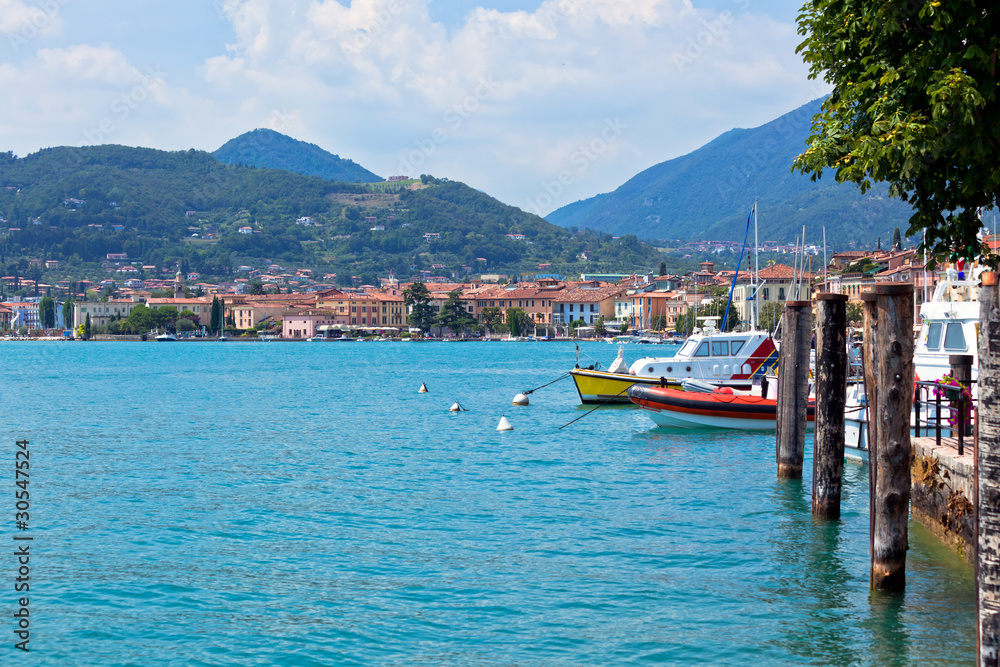 View Over Lake Garda and Salo town