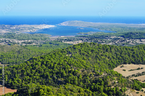 Fornells Bay in Menorca, Balearic Islands, Spain photo