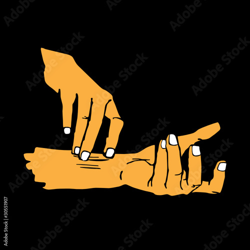 hands vector