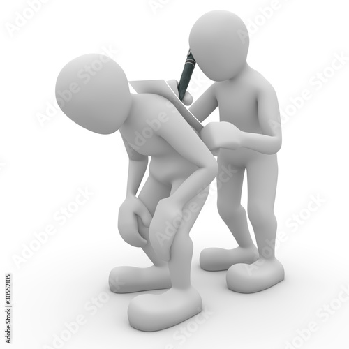 Escribiendo en la espalda
