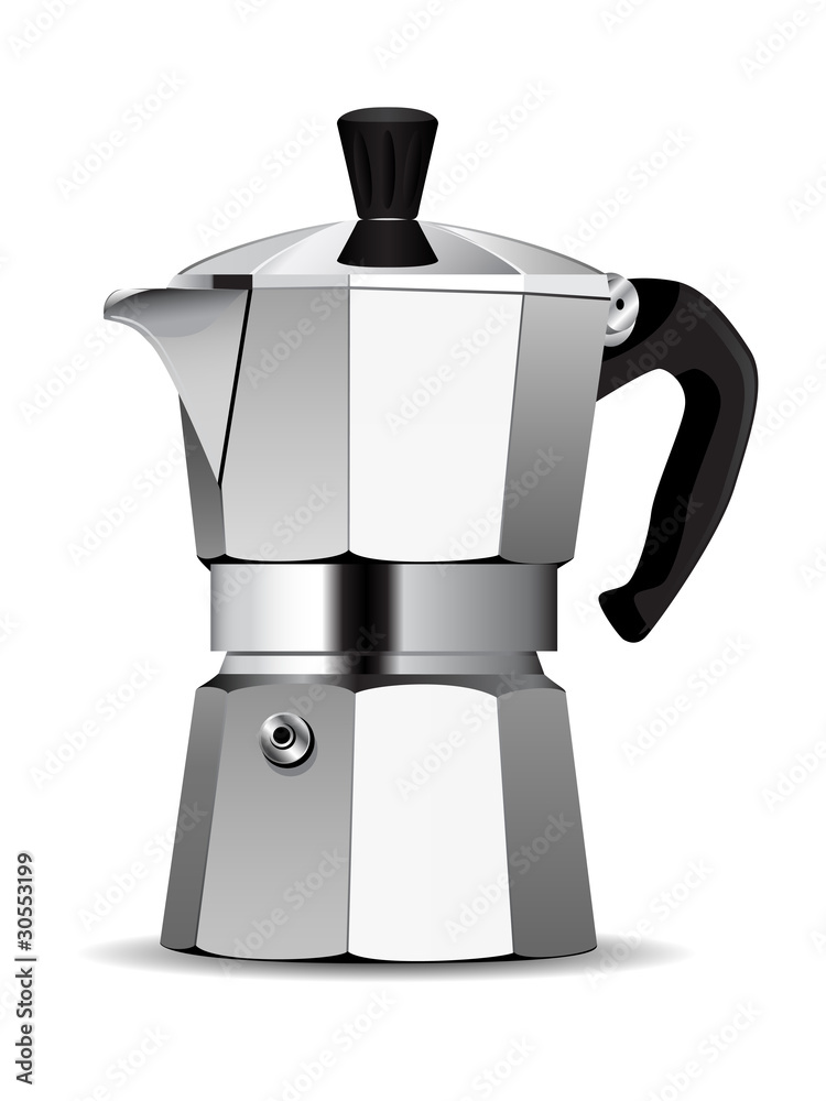 Vector classic coffee maker Vector classic coffee maker