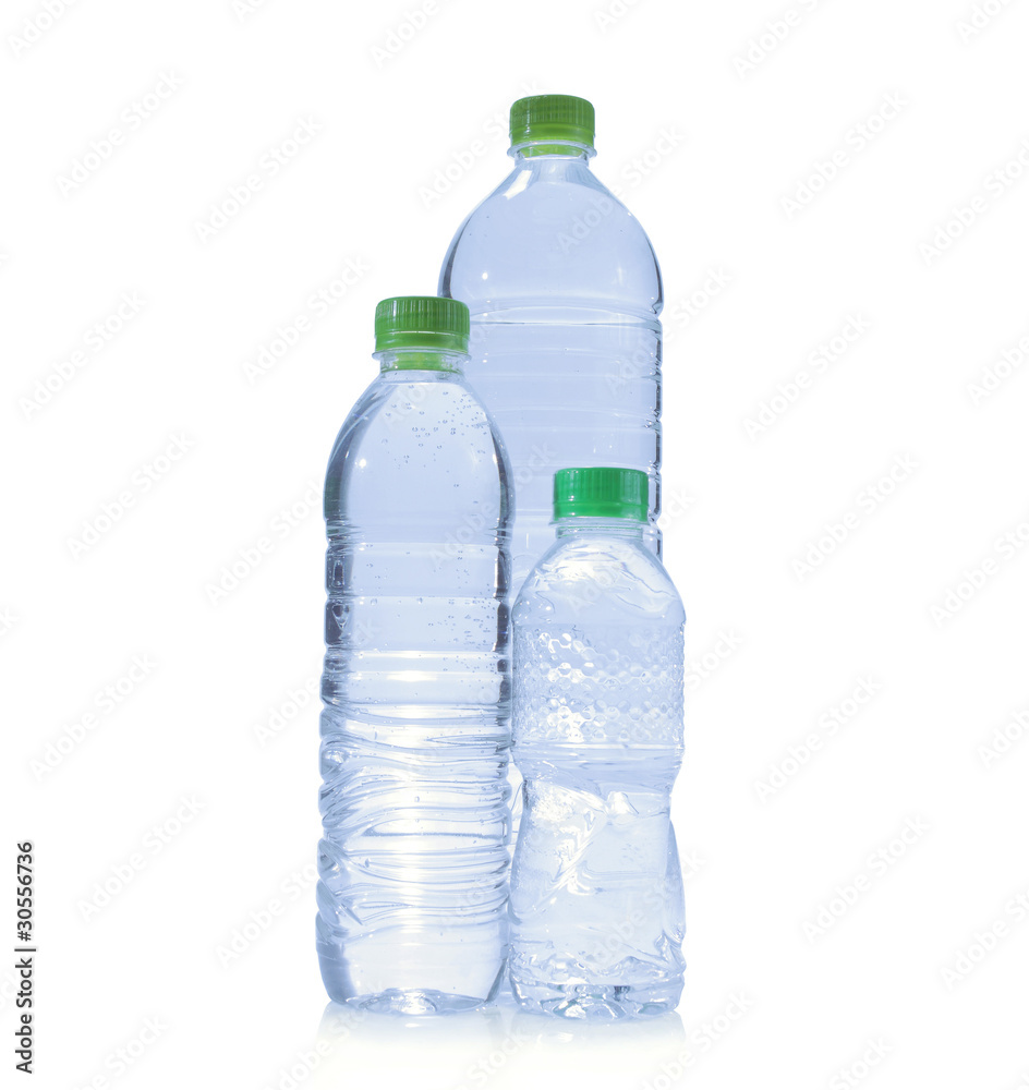 Polycarbonate plastic bottles of water Polycarbonate plastic bottles of water