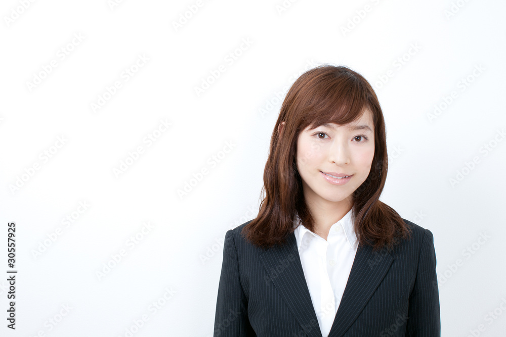 案内する女性 案内する女性