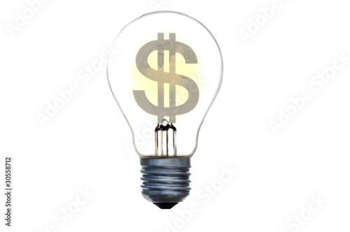 dollar electric light bulb