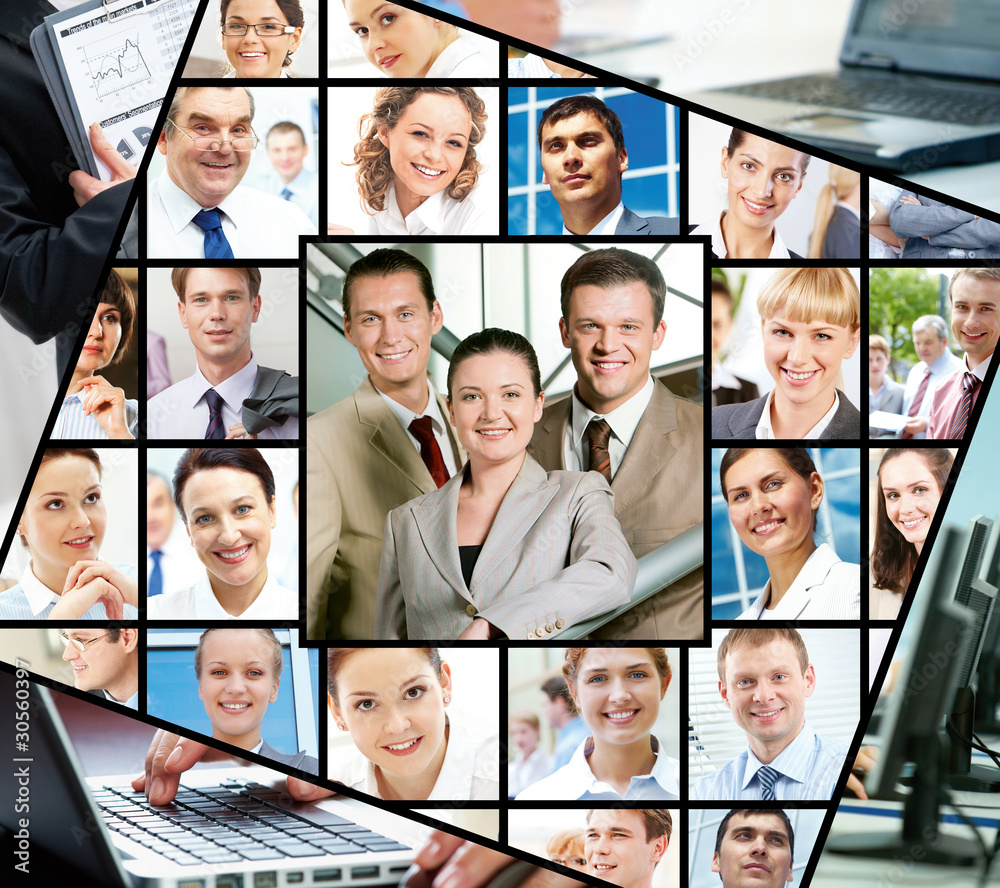 Different businesspeople Different businesspeople
