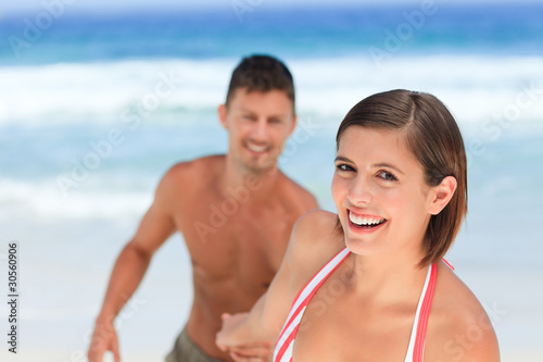Smiling woman with her husband © WavebreakMediaMicro