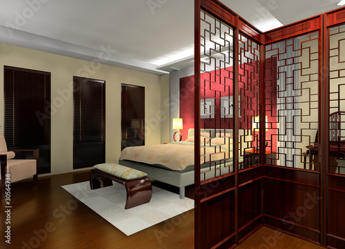 chinese style bedroom