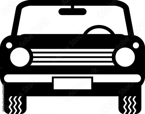 Car symbol, vector illustration