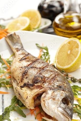 fish with lemon