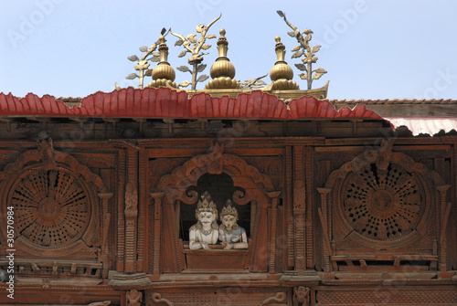 Siva and Parvati , Hindu Gods in Kathmandu 3.