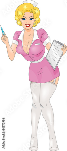 Pin-up Girl Nurse