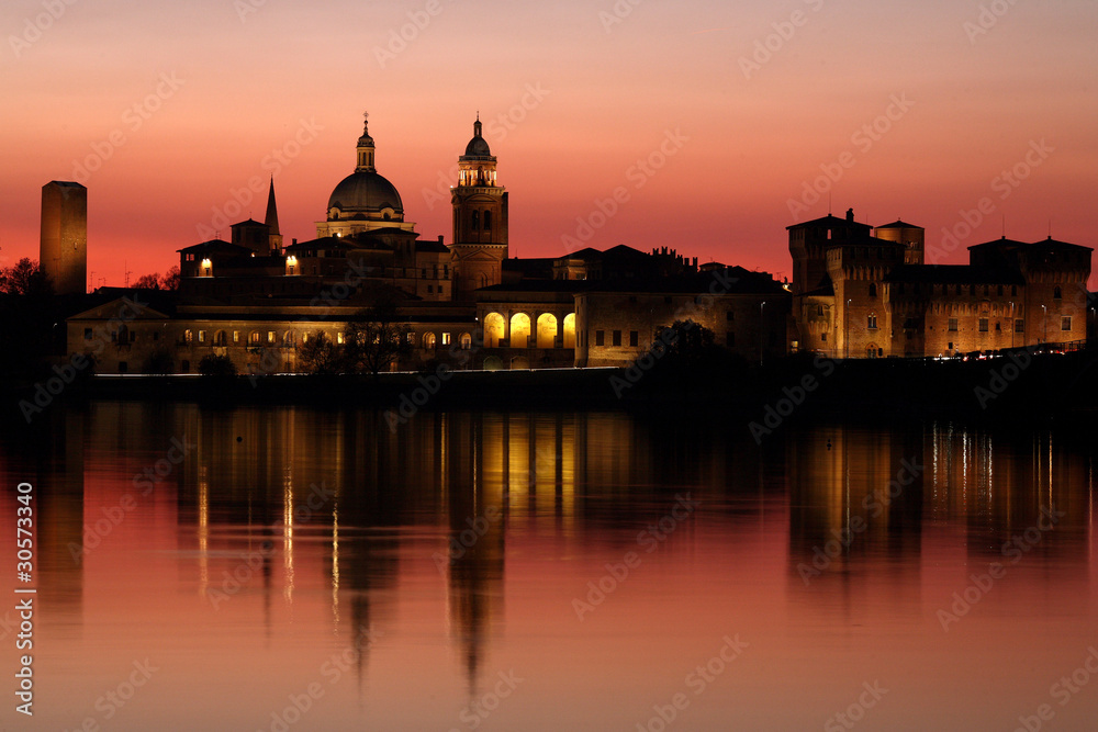sunset on Lago di Mezzo, Mantova