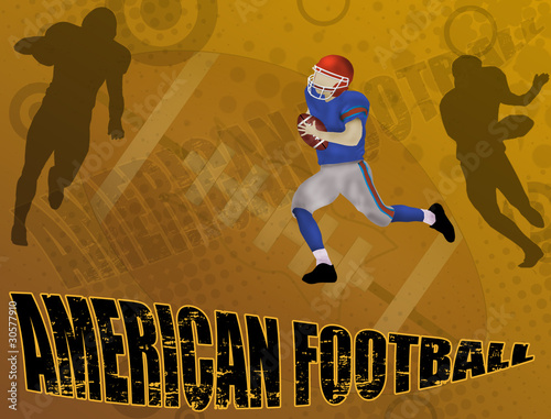 American football abstract background