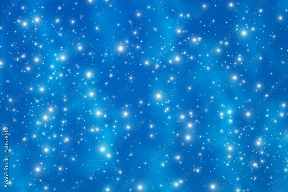 Star on sky