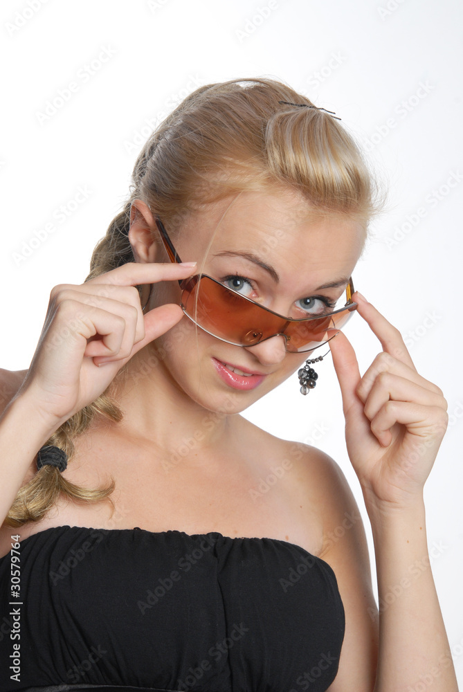 beautiful woman with glasses beautiful woman with glasses