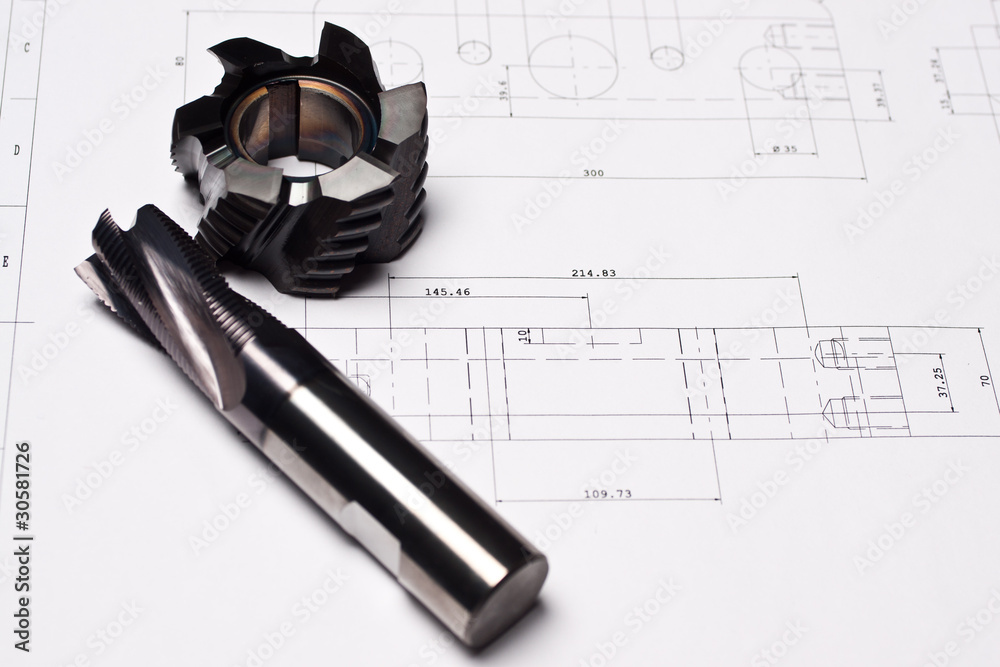 CAD Fräsen Stock Photo | Adobe Stock