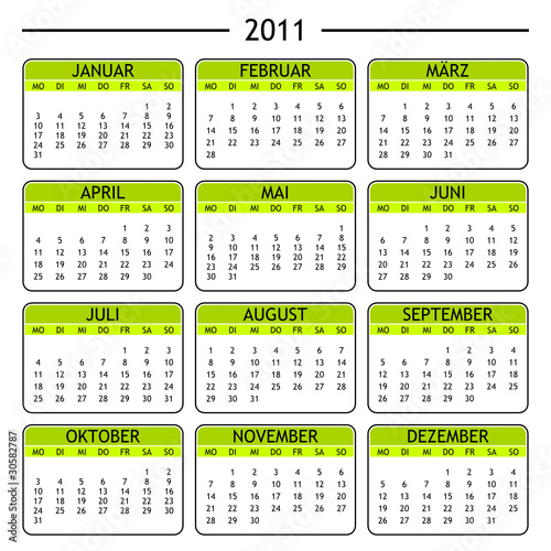 kalender 2011