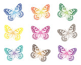 Schmetterlinge Silhouette