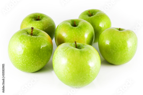 Obraz na płótnie six apples w salonie