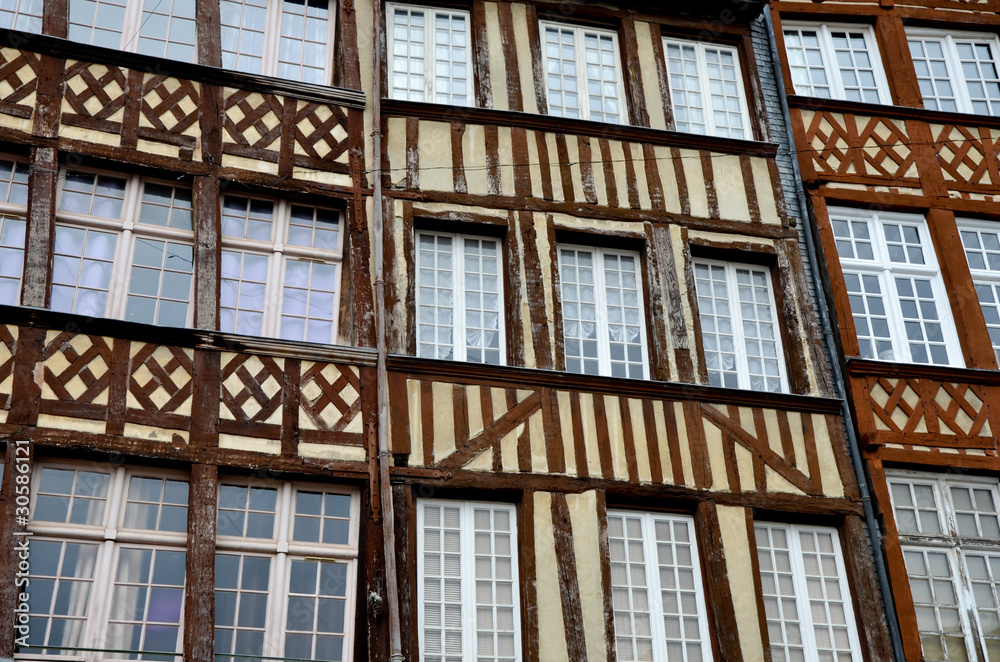 Obraz premium Les colombages à Rennes
