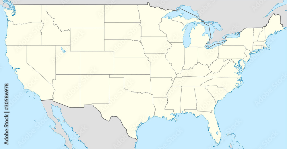 USA map