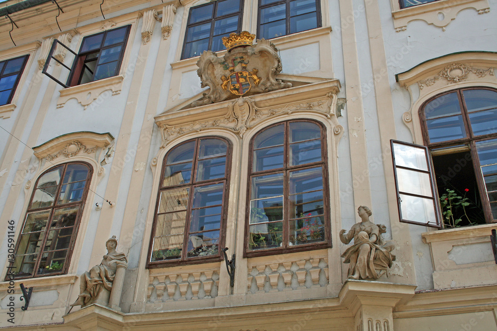 Historische Gebäude in der Altstadt von Bratislava (Slowakei)