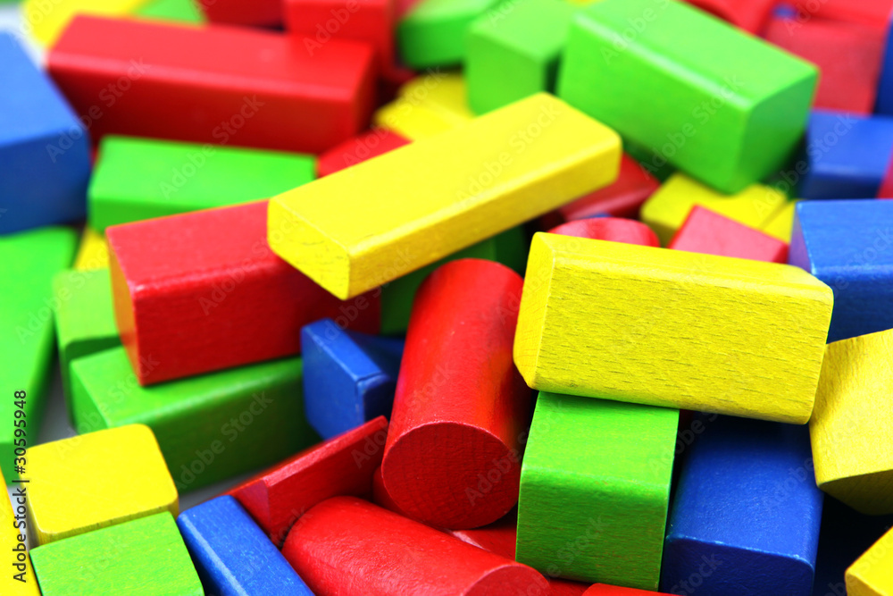 Wooden building blocks Wooden building blocks