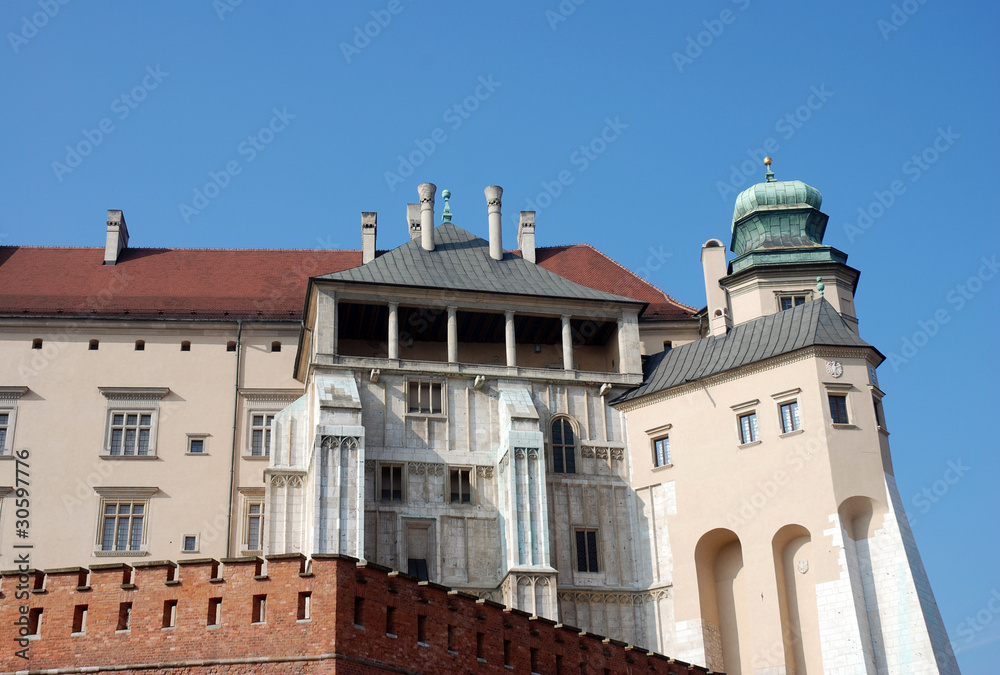 Wawel Burg Detail Architektur