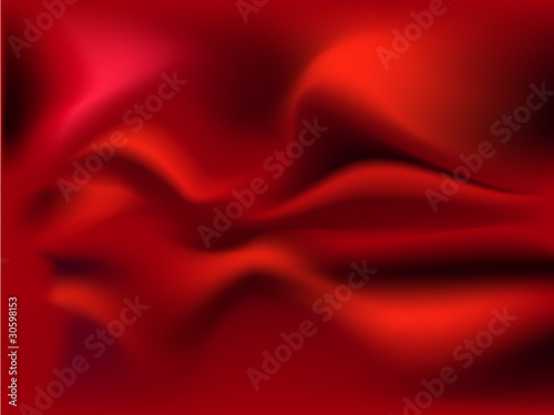 Red Folded of Textile