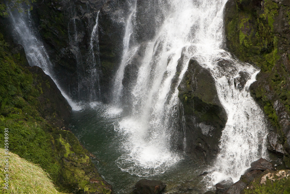 Waterfall in ravine